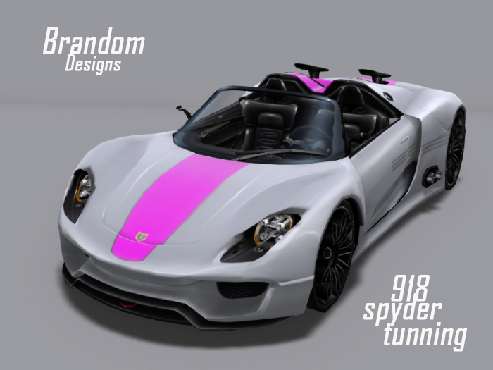 PORSCHE 918 spyder tunning