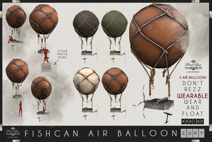 PIXEL BOX - Fish can Air Balloon 