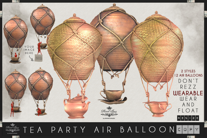 PIXEL BOX - Tea Party Air Balloon