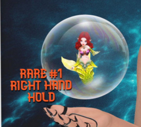 31 )O( GC: Mermaid Friends-Green-Right-RARE #1