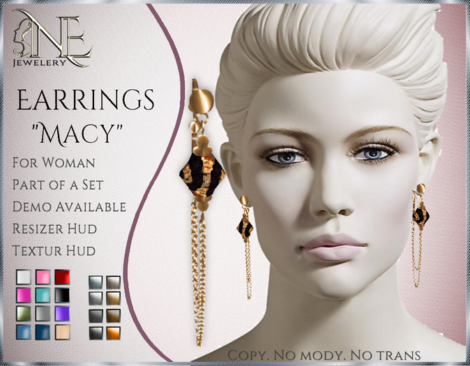 !! NE! Earrings "Macy"