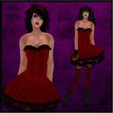 *Fatal/VIRUS* Gothic Doll RED