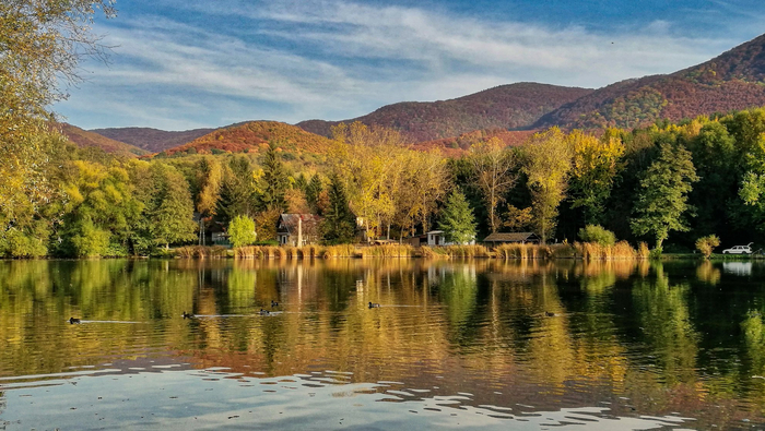Lakeside privacy wall