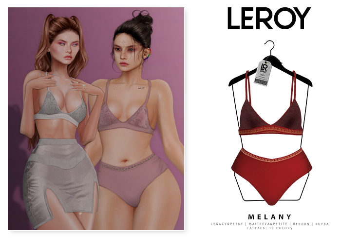 LEROY - Melany Lingerie - Red