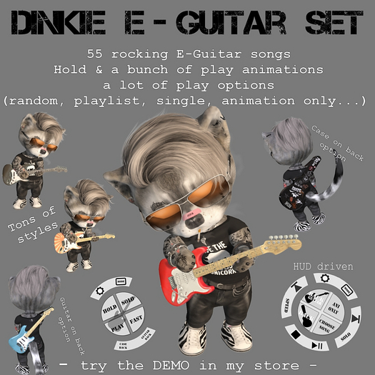 Dinkie E-Guitar Set 