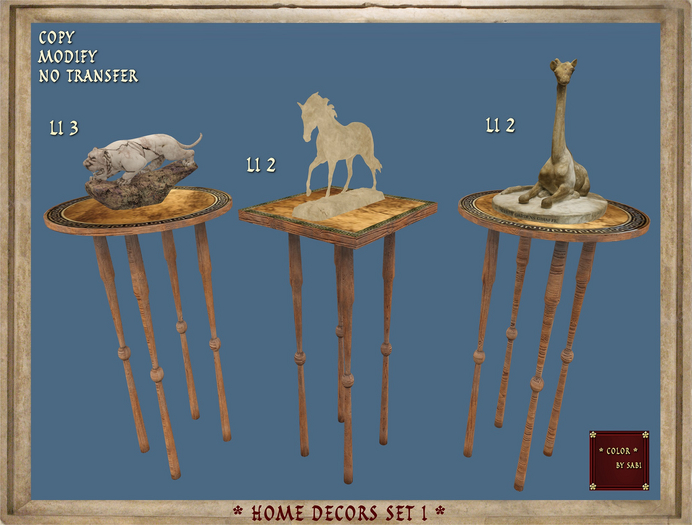Home décor historical figurines set model I
