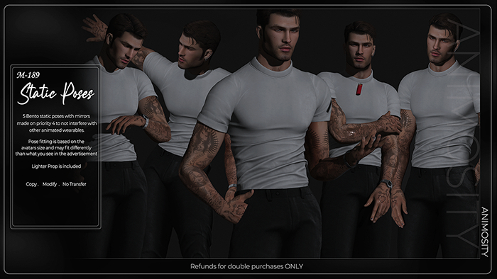 Animosity - M-189 Pose Pack w/Prop