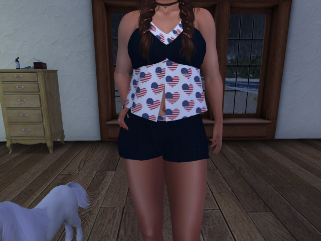 Patriotic short set
