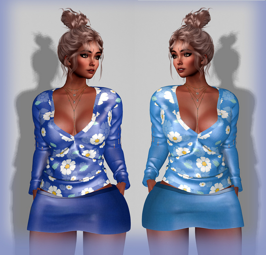 Tanja Skirt and Top for Maitreya and Legacy. 18 Colors