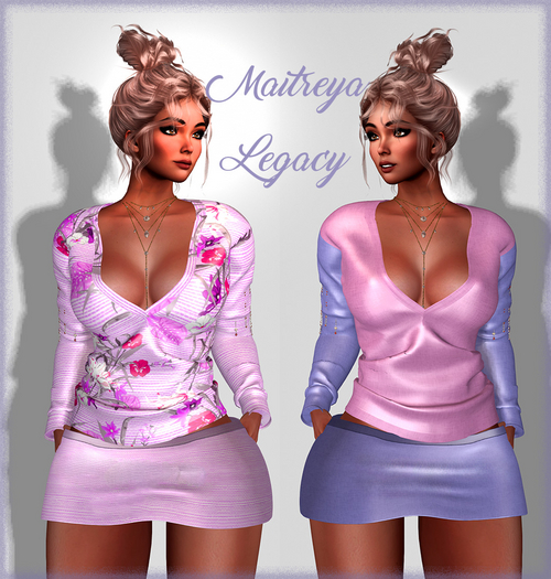Demo Tanja Skirt and Top for Maitreya and Legacy. 18 Colors