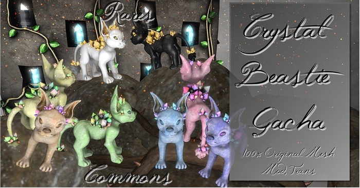.::DD::. Crystal Beastie White Rare