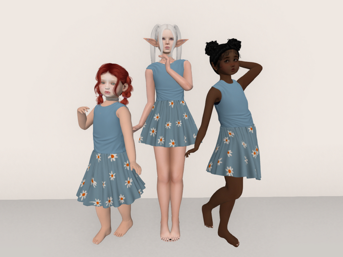 *SS* Blue Daisies TWEENEEDOO