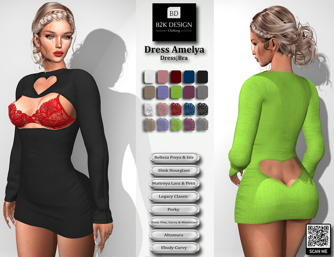 ..::B2K Design::..Dress Amelya  - ADD