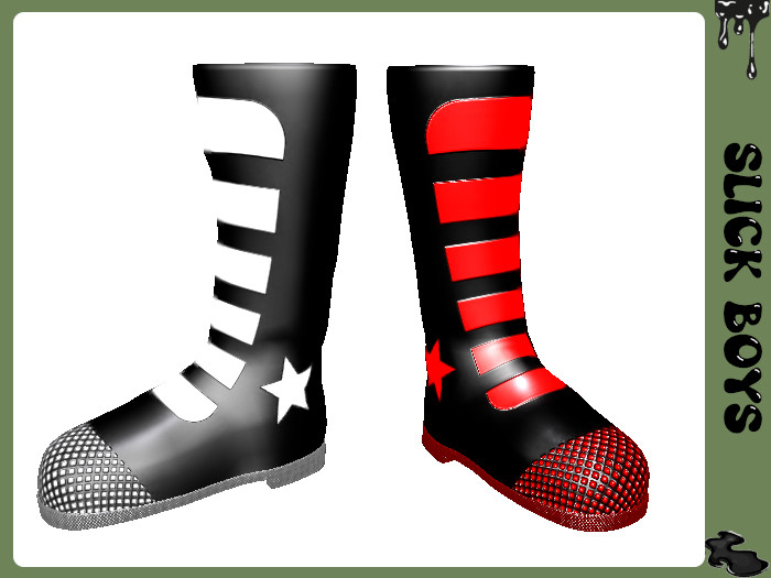 Tintable Squeaky Rubber Mesh Boots (unisex)
