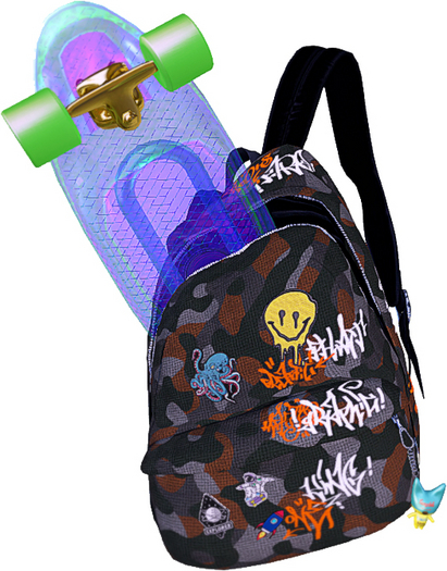 [Sal'Goss] Cruiser & Backpack (Camo)