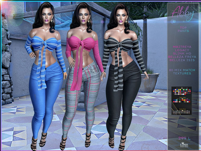 Fatpack,Abby Set,Luna Chelsea
