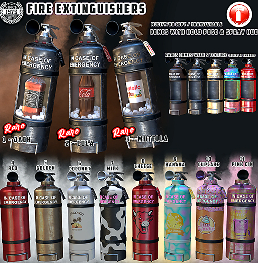 02. [Since1975] Fire Extinguisher - Cola RARE