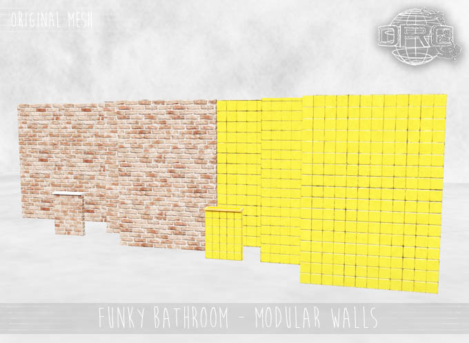 -DRD- Funky bathroom - Modular Walls
