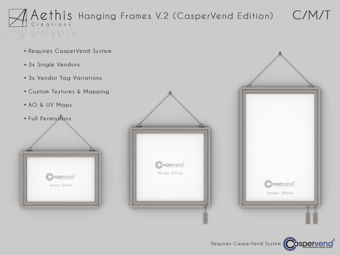 [AC] Hanging Frames V.2 (CasperVend Edition)