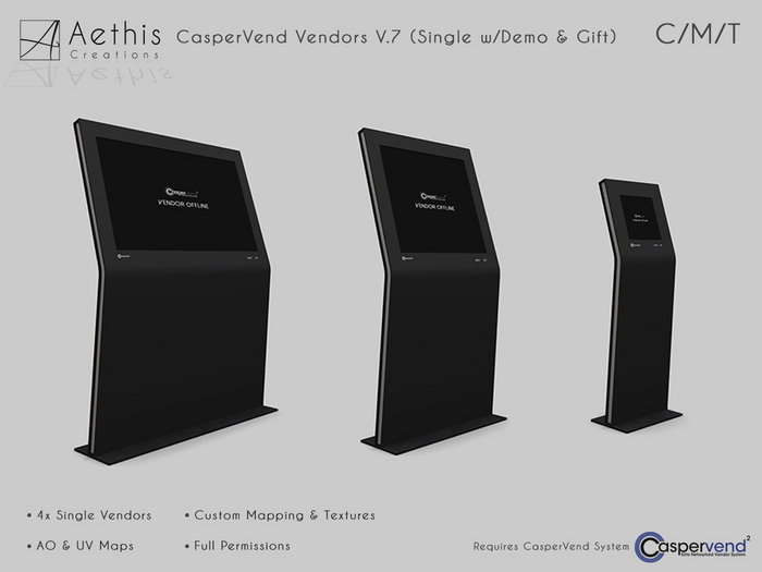 [AC] CasperVend Vendors V.7 (Single w/Demo & Gift)