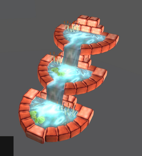 Fishing Post 3 tier (orange) v1.0