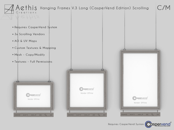 [AC] Hanging Frames V.3 Long (CasperVend Edition) Scrolling