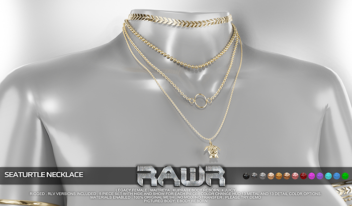 RAWR! Seaturtle Necklaces (add me)