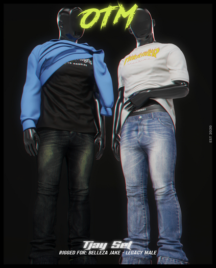 O.T.M "Tjay 2Tone Jeans" -FATPACK