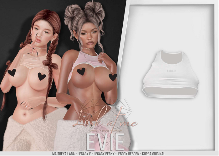 Look At Me. Evie : Top - White