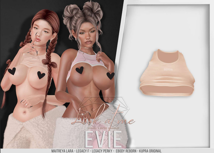 Look At Me. Evie : Top - Peach