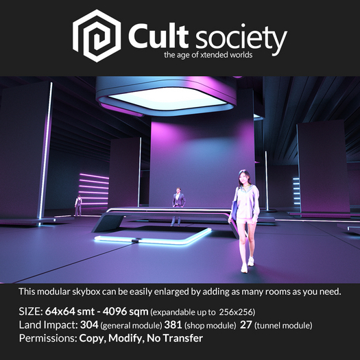 Synthwave modular sky rooms 64