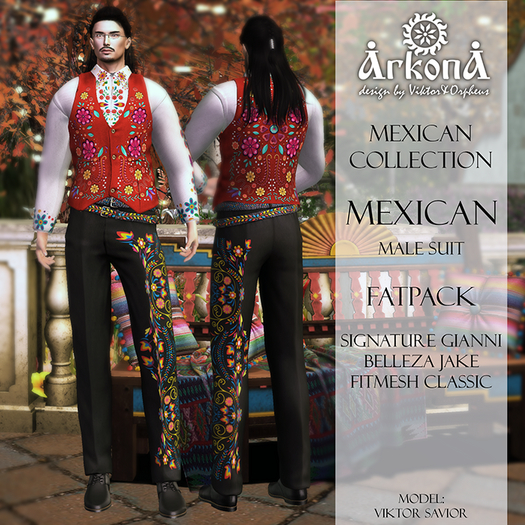*ARKONA* Mexican male outfit FATPACK