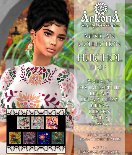 *ARKONA* Huichol top FATPACK