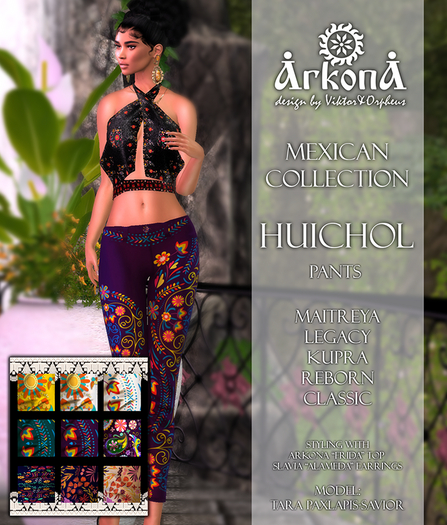 *ARKONA* Huichol pants FATPACK