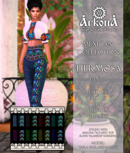 *ARKONA* Hermosa pants FATPACK