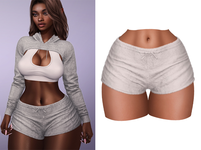 Mossu - Ruth Shorts - Pearl 