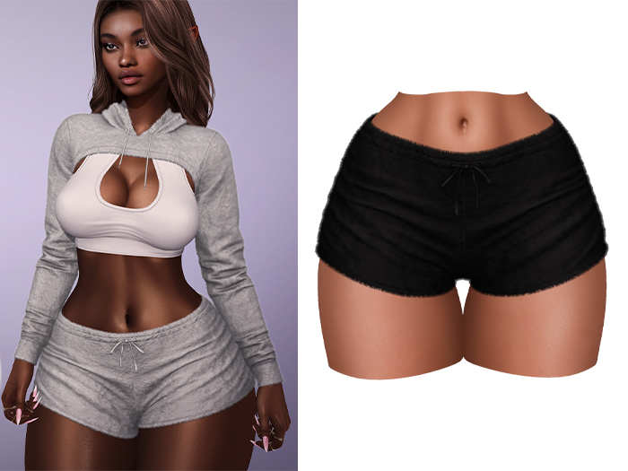 Mossu - Ruth Shorts - Black