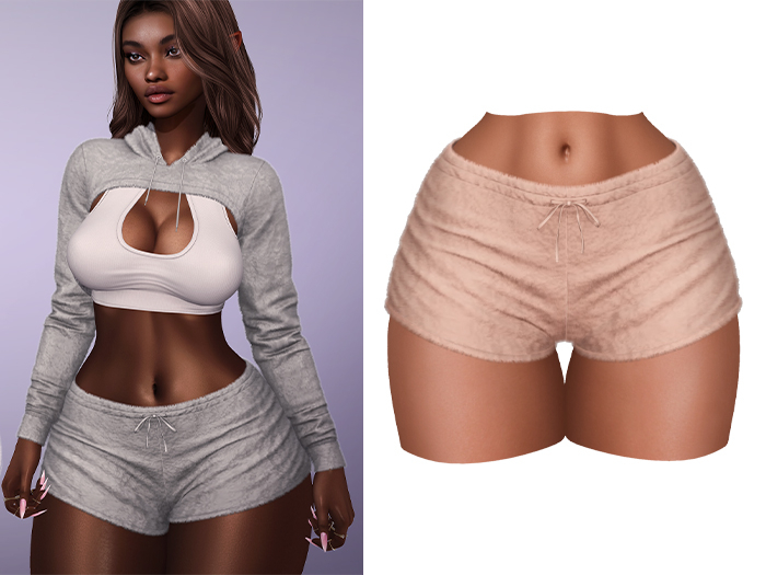 Mossu - Ruth Shorts - Beige