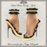 ! Glitterati ! - Devil Wears Emily - Gold