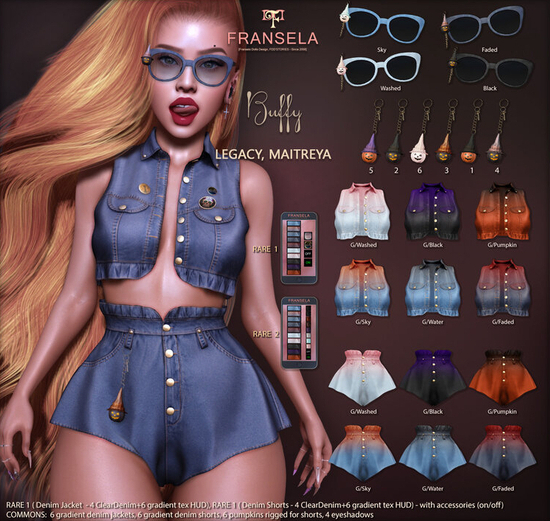 24. FRANSELA: "Buffy" Shorts [MAITREYA] RARE
