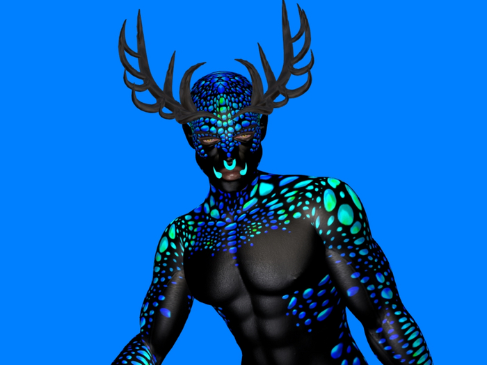 Second Life Marketplace ! Demon Fantasy AVATAR Skin ! Male