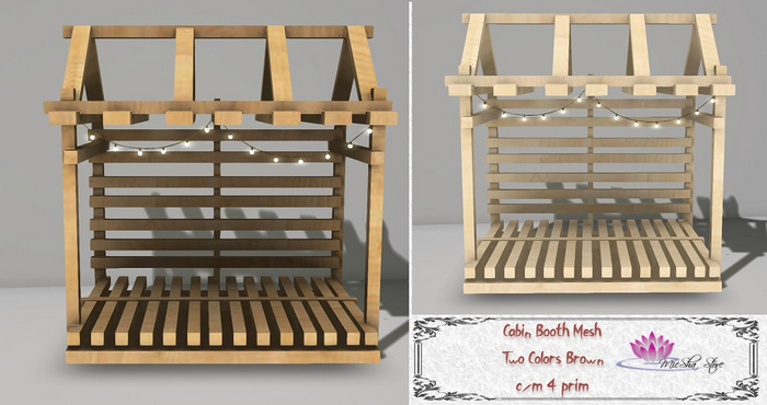 MICSHA-CABIN BOOTH TWO COLOR