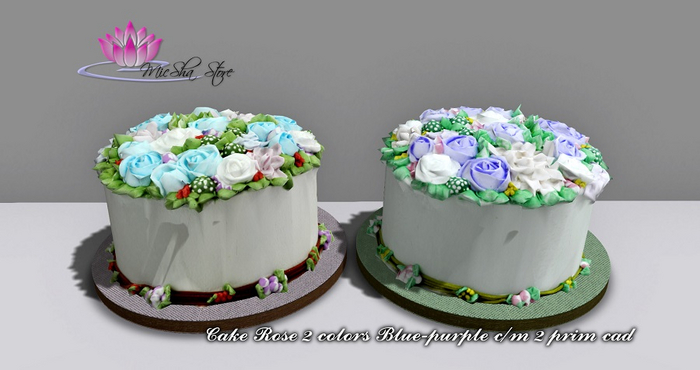 MICSHA-CAKE ROSE BLUE-PURPLE