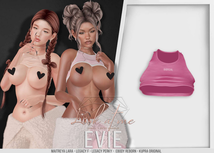 Look At Me. Evie : Top - Magenta