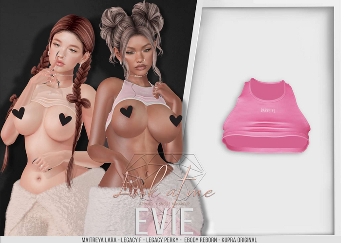 Look At Me. Evie : Top - Hotpink