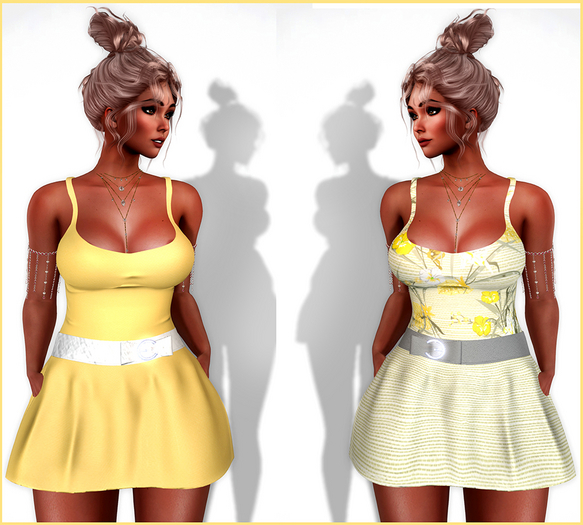 Vanessa Skirt and Top for Maitreya, Legacy,Gem-X, Reborn, Kupra, Star. 