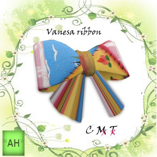 ribbon red-blue-white box