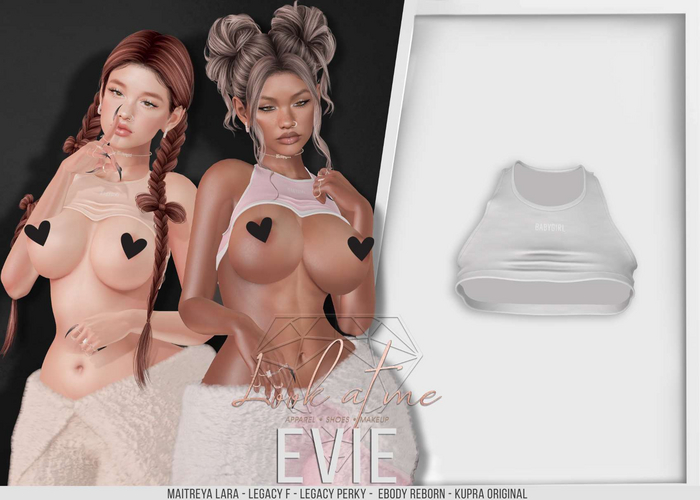 Look At Me. Evie : Top - Grey