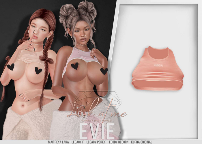 Look At Me. Evie : Top - Flamingo