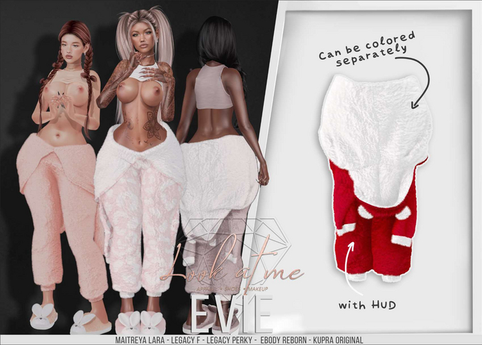 Look At Me. Evie : Jumpsuit - Deepred